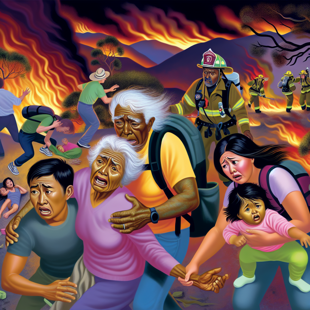 Chaos during Wildfire Evacuations