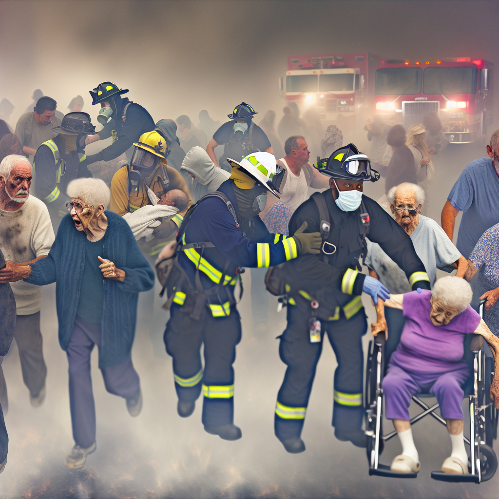 Evacuation efforts during wildfires