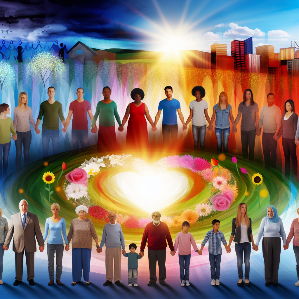 Community support and resilience symbol