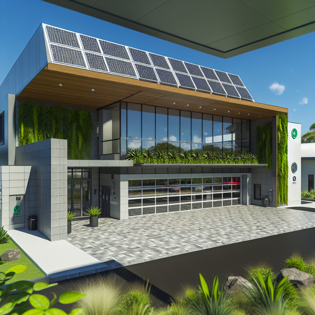 Modern Sustainable Fire Station