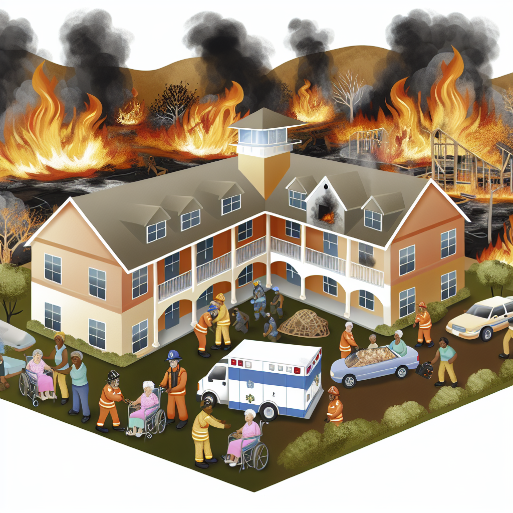 Wildfire Environment Affecting Senior Care