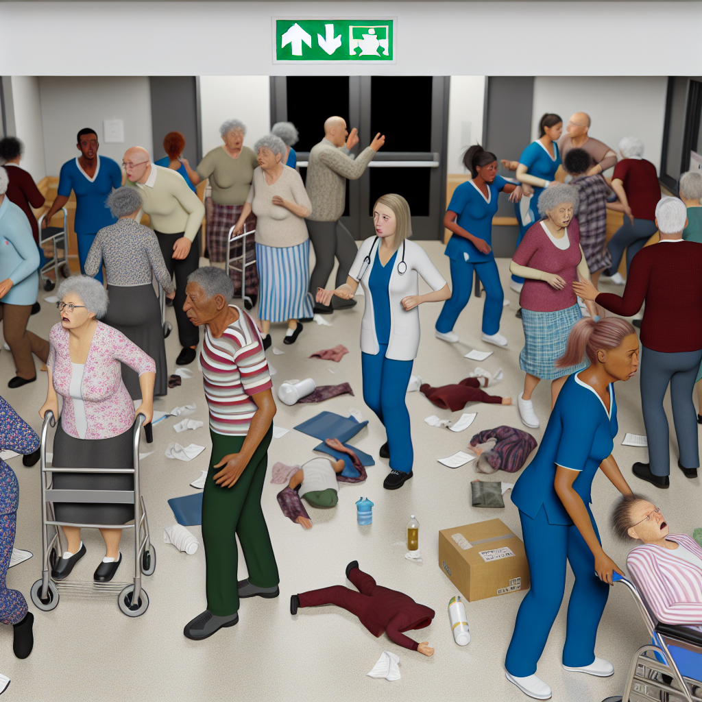 Chaos during evacuations