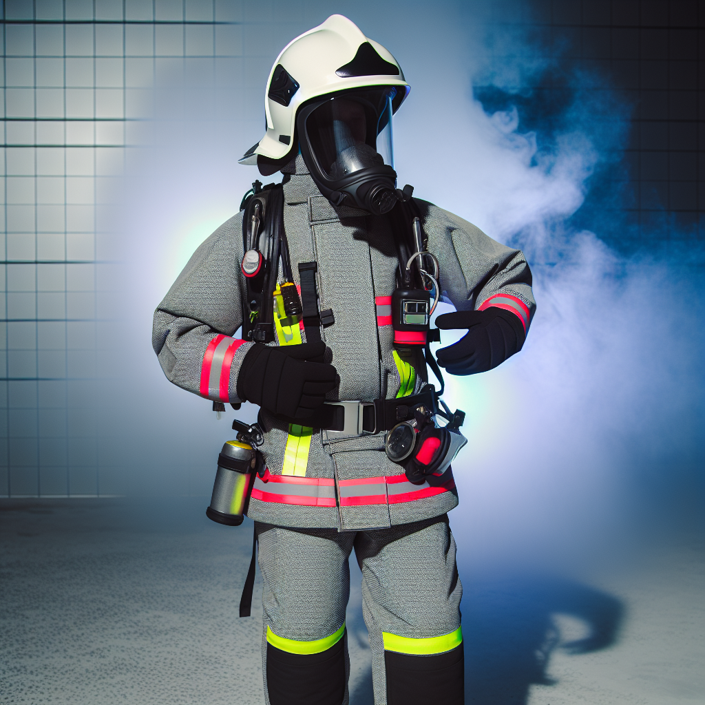 Firefighter in Modern Gear