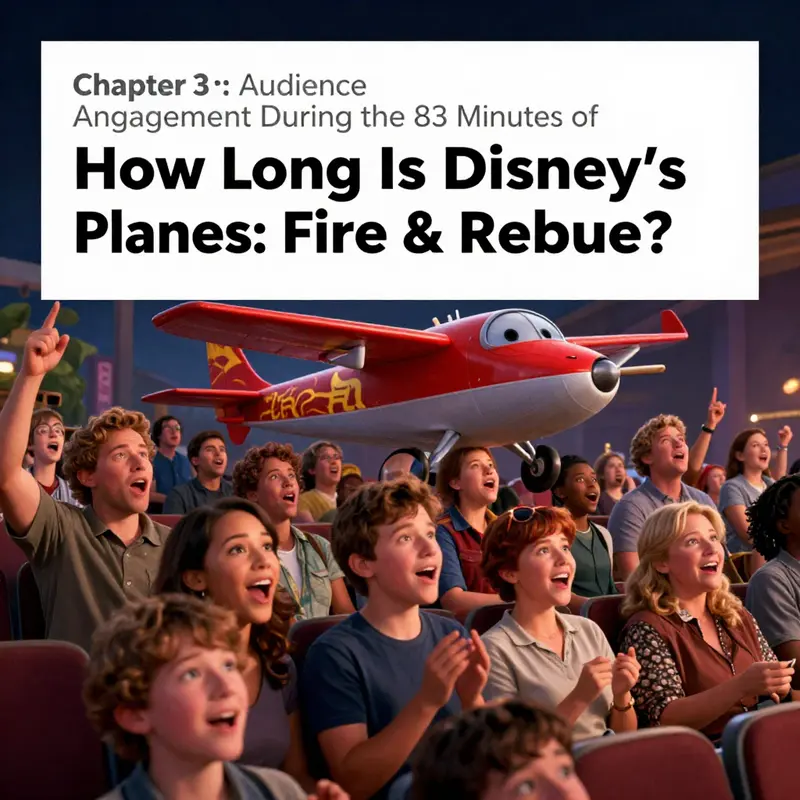 The runtime of 83 minutes highlighted alongside characters from Disney’s *Planes: Fire & Rescue*.