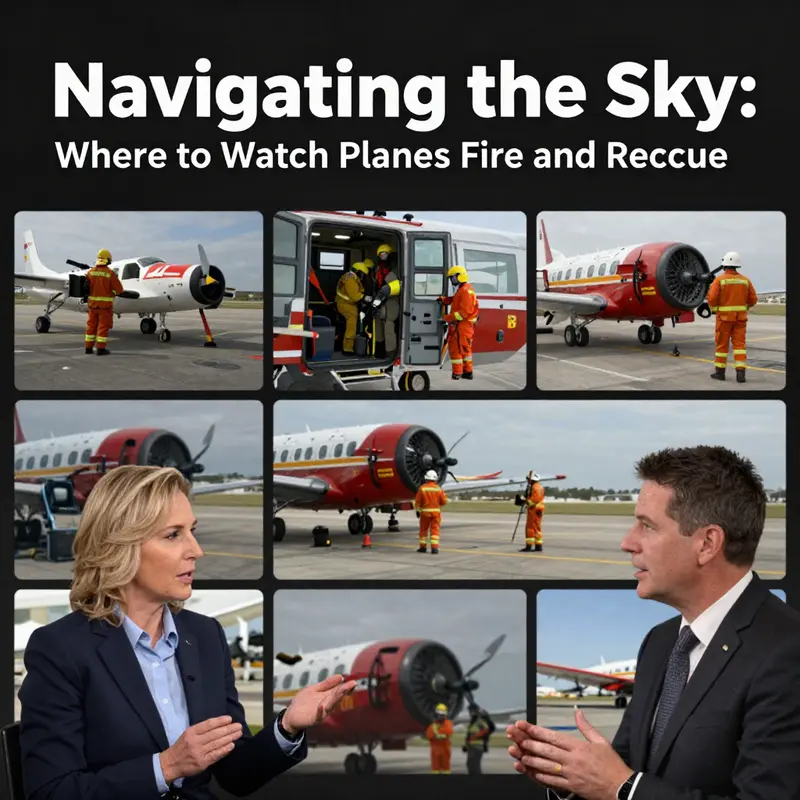YouTube serves as a valuable platform for watching thrilling fire and rescue operations involving planes.