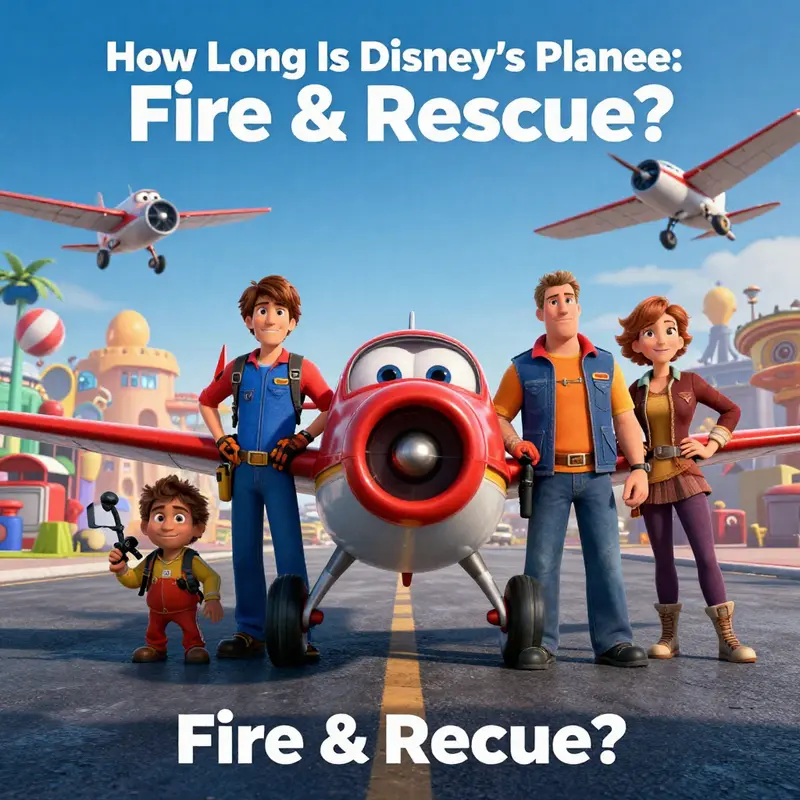 A cover image featuring main characters from *Planes: Fire & Rescue*, focusing on themes of teamwork and courage.