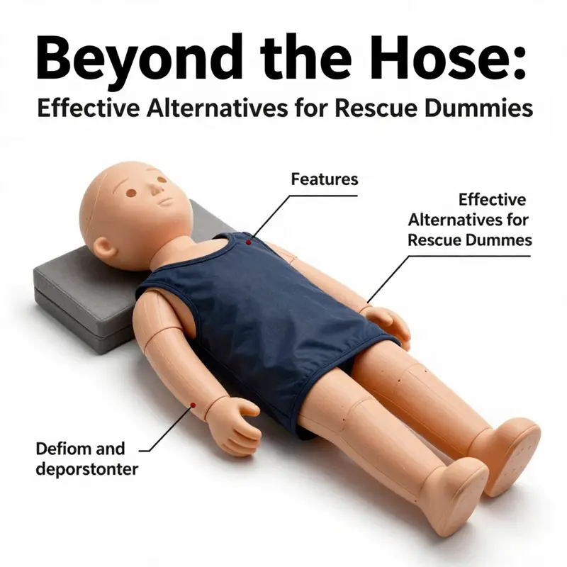 Safe alternatives showcasing effective materials for creating rescue dummies.