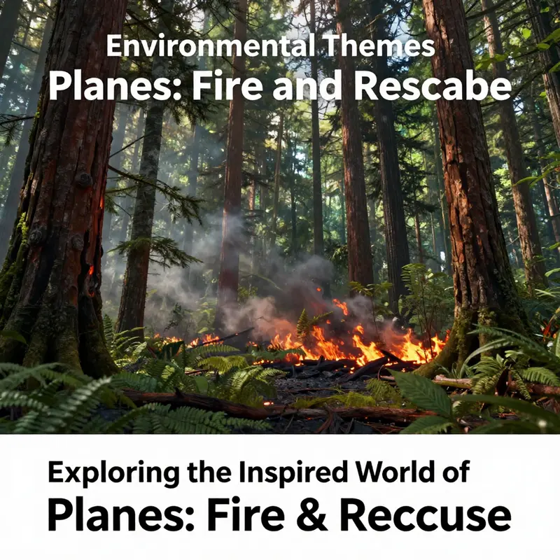 The stunning landscape of Piston Peak National Park, the central setting of *Planes: Fire & Rescue*.