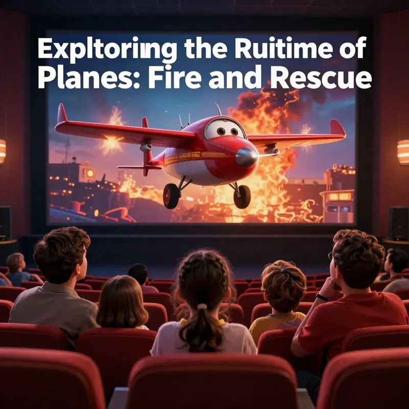 A vibrant moment from *Planes: Fire and Rescue*, encapsulating the film’s adventurous spirit within its runtime.