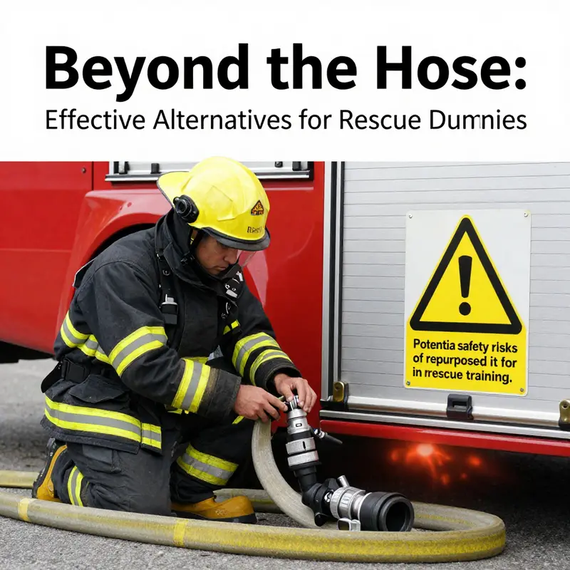 Safe alternatives showcasing effective materials for creating rescue dummies.