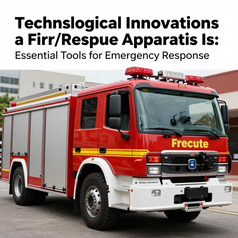 A comprehensive overview of different fire/rescue apparatus showcasing their unique functionalities.