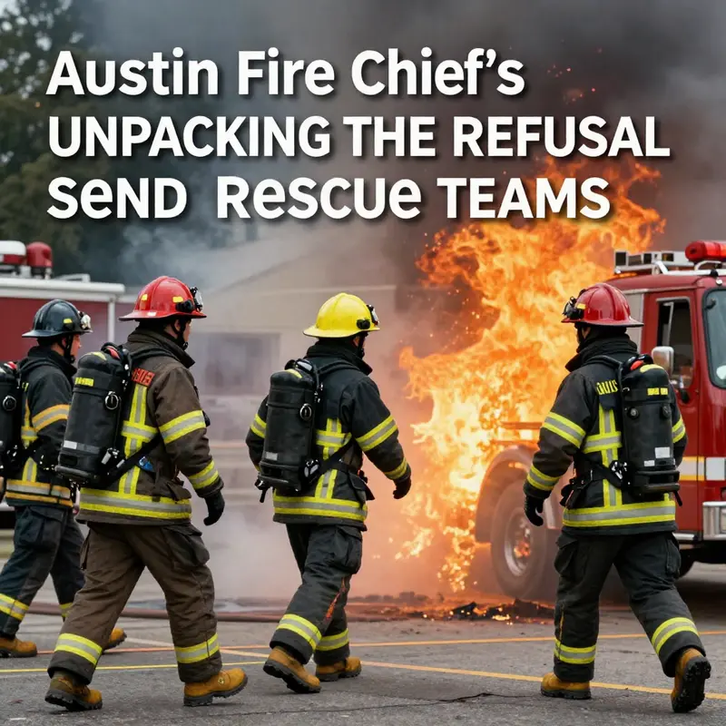 Firefighters actively engaged in an emergency rescue operation, showcasing teamwork and urgency in their response efforts.