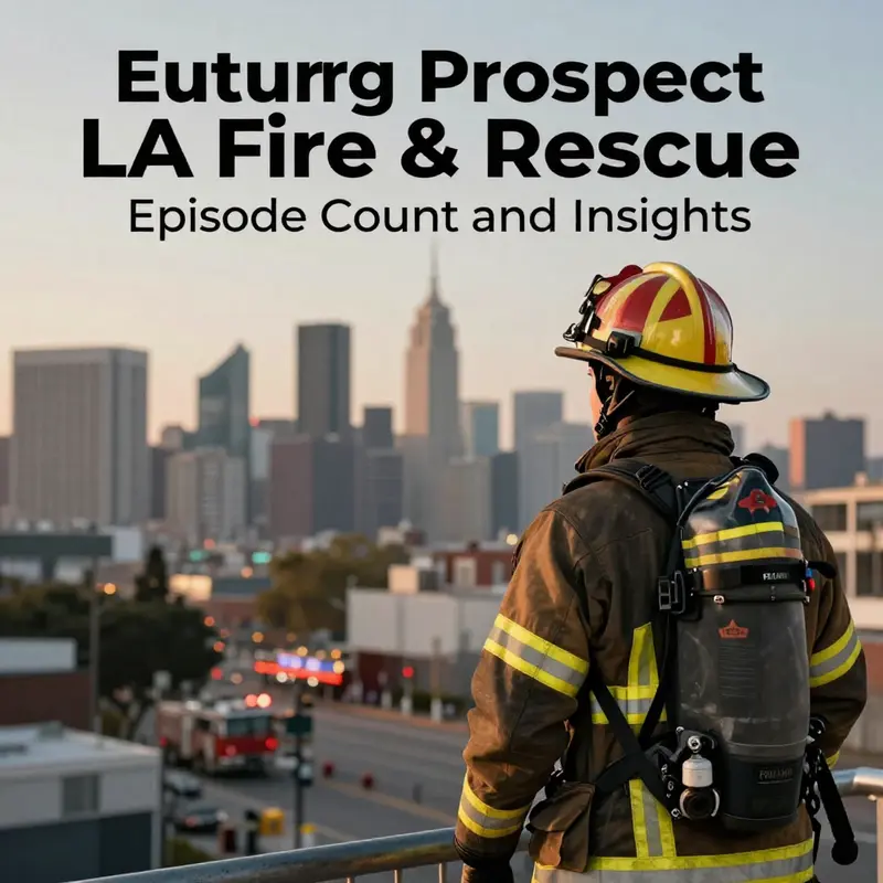A collage of significant moments from all 8 episodes of LA Fire & Rescue.