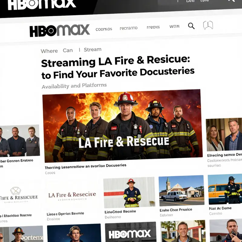 HBO Max features LA Fire & Rescue as part of its exclusive streaming offering.