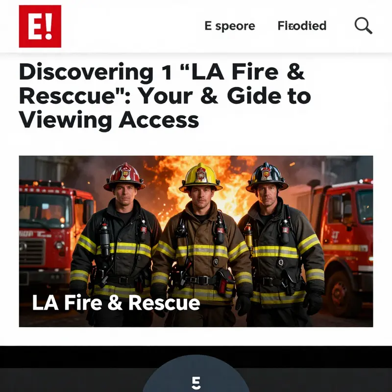 Explore *LA Fire & Rescue* streaming on Prime Video.