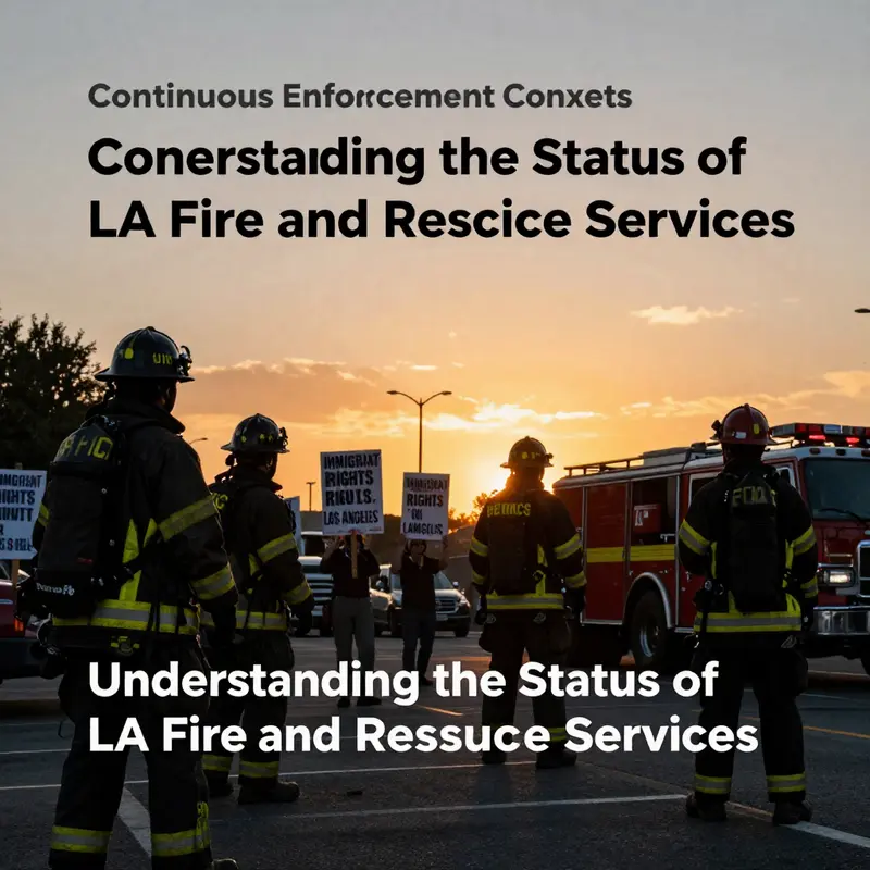 LA Fire and Rescue remains operational despite ongoing challenges.