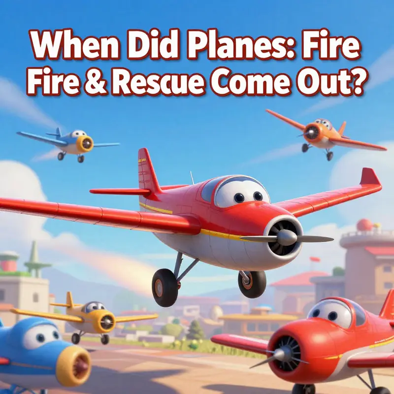 The official movie poster of “Planes: Fire & Rescue” highlighting its themes of courage and firefighting.