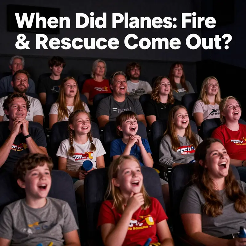 The official movie poster of “Planes: Fire & Rescue” highlighting its themes of courage and firefighting.