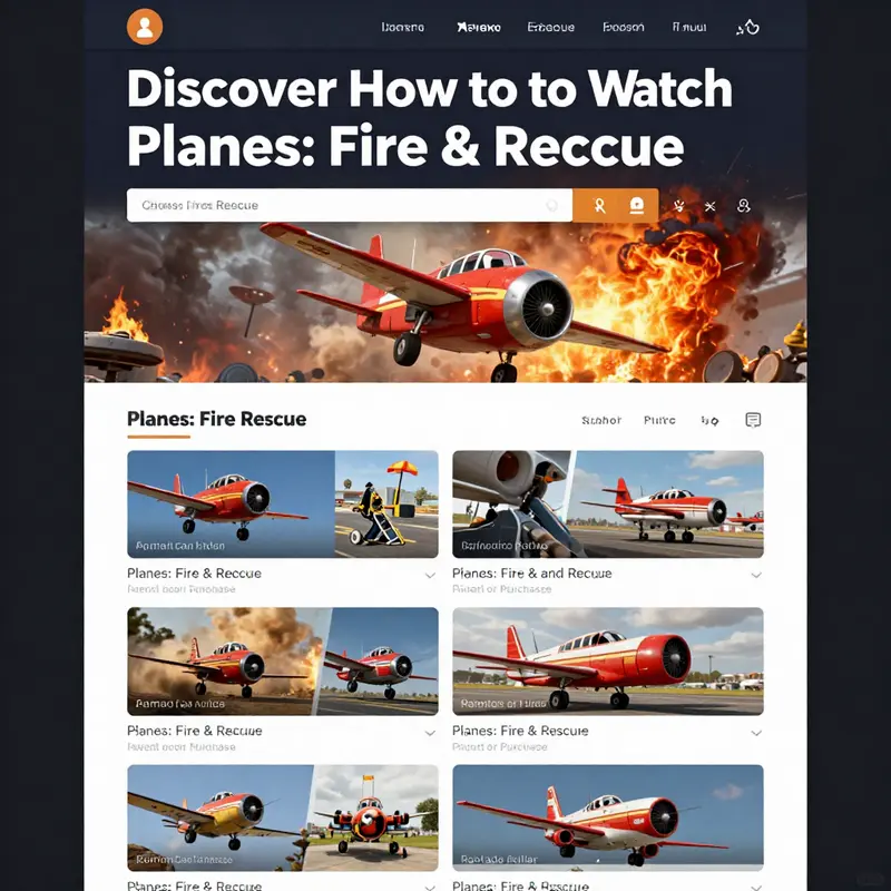 Dusty and his team in action in Planes: Fire & Rescue, available on Disney+.