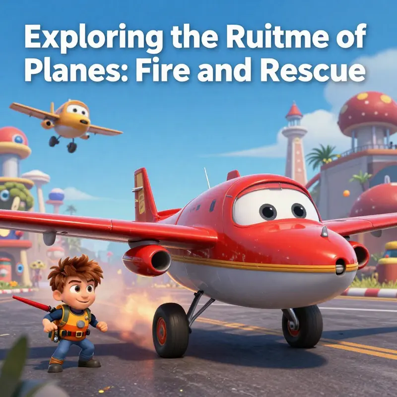 A vibrant moment from *Planes: Fire and Rescue*, encapsulating the film’s adventurous spirit within its runtime.
