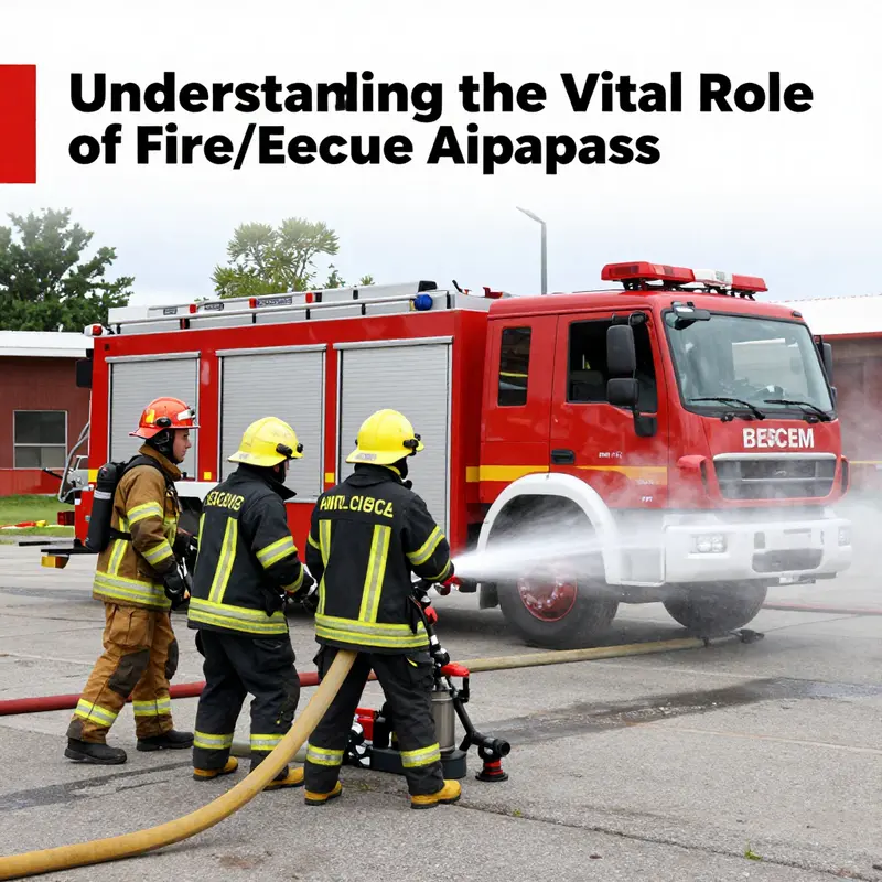 Key components of a fire/rescue apparatus essential for effective emergency operations.