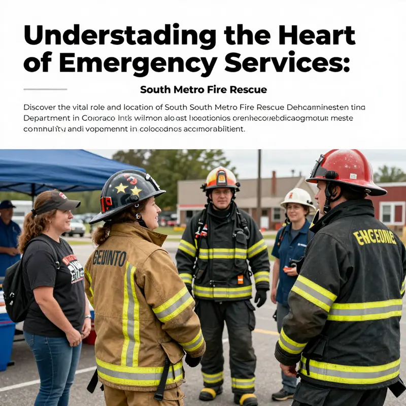 Firefighters engaging with community members at a public safety event.