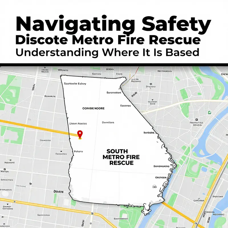 Map showing the geographic location of South Metro Fire Rescue in Jonesboro, Georgia.