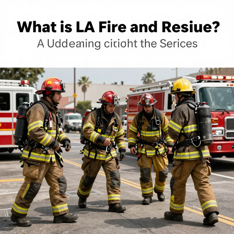 A glimpse at *LA Fire and Rescue* available for streaming on Peacock, highlighting its accessibility.