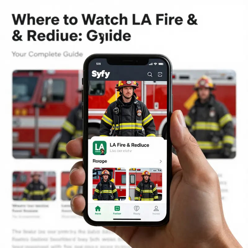Stream LA Fire & Rescue on Prime Video to experience the stories of bravery.
