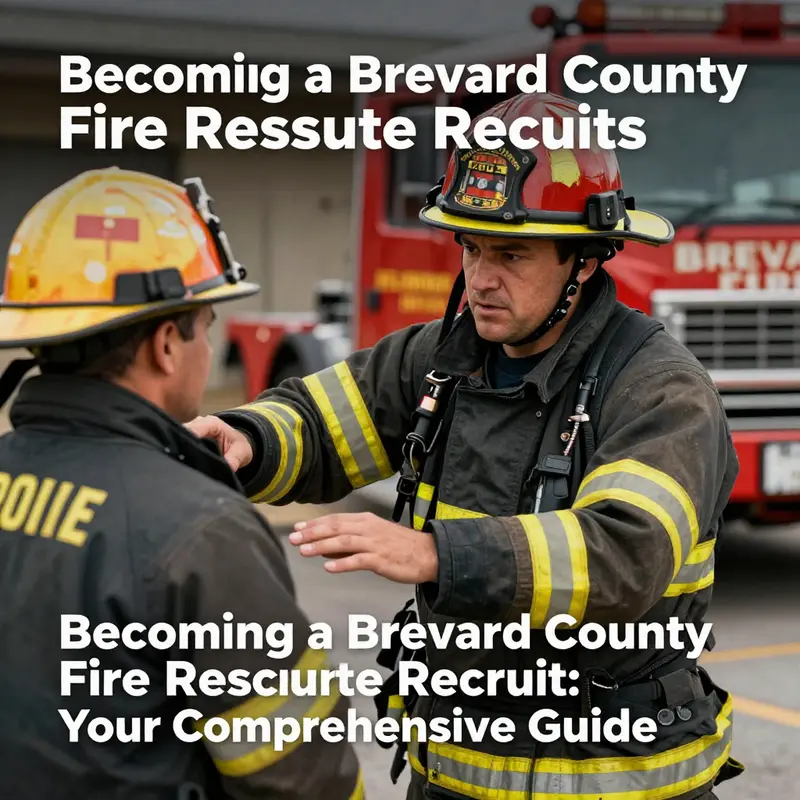 Candidates reviewing eligibility requirements for Brevard County Fire Rescue.