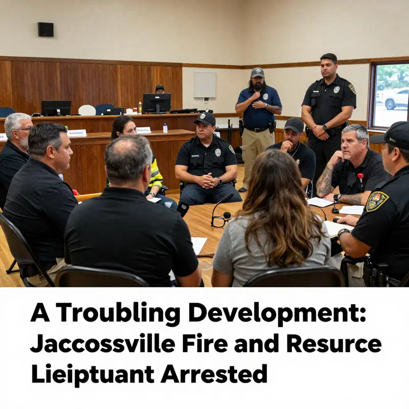 Officers from Jacksonville Sheriff’s Office conduct an arrest related to alleged sexual misconduct.