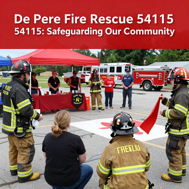 A visual history of De Pere Fire Rescue, illustrating its growth and contributions to community safety.