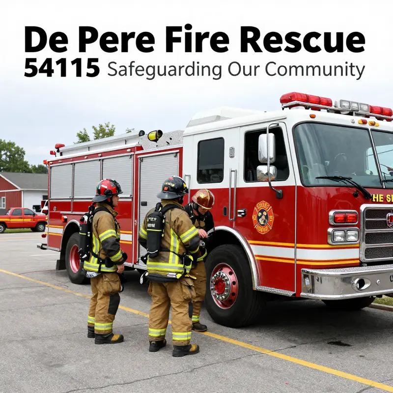A visual history of De Pere Fire Rescue, illustrating its growth and contributions to community safety.