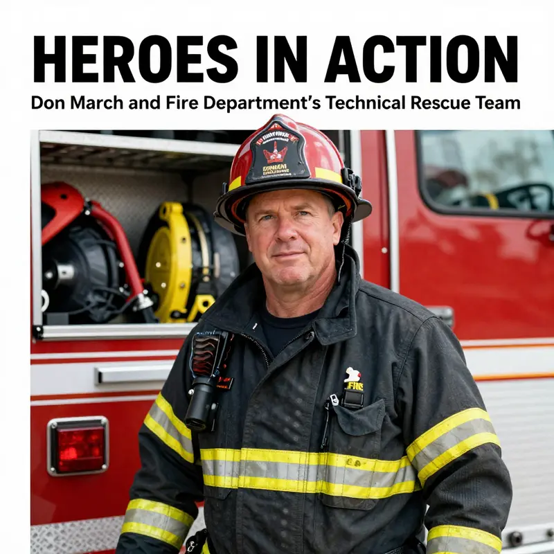 Don March, a dedicated member of the Clearwater Fire Department, exemplifies commitment to community safety.
