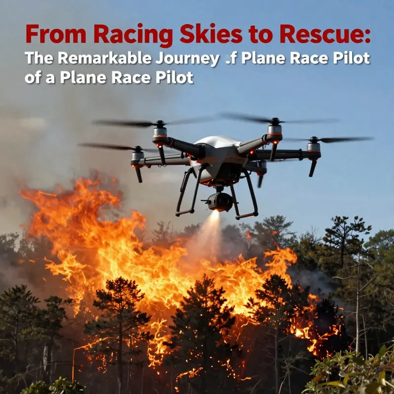 A pilot ready to make a life-changing transition from racing to firefighting.