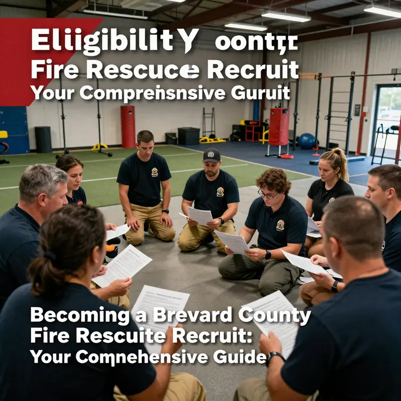 Candidates reviewing eligibility requirements for Brevard County Fire Rescue.