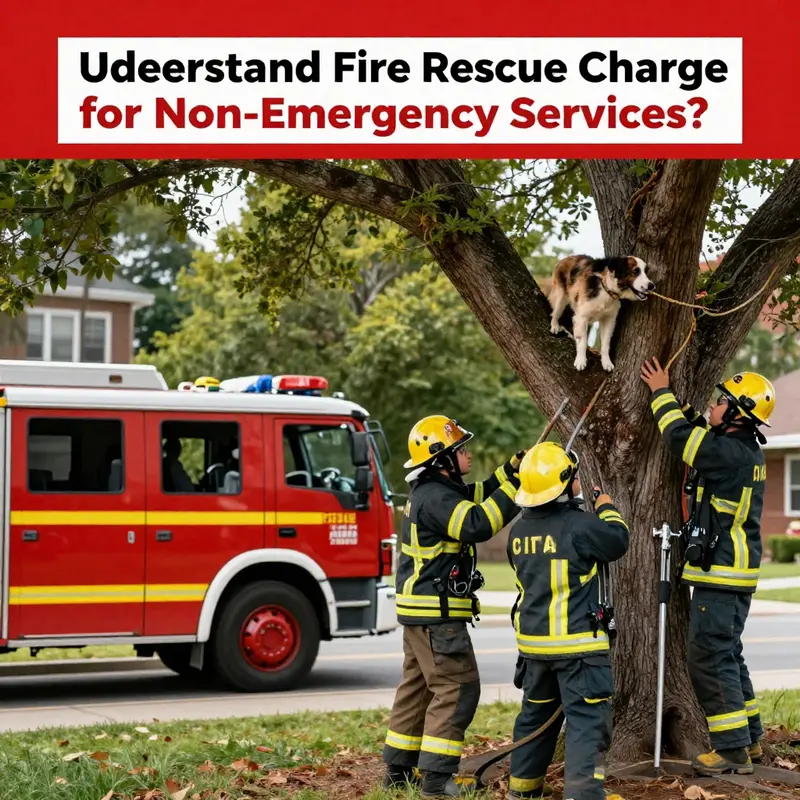 Firefighters responding to an emergency call to address a blaze.