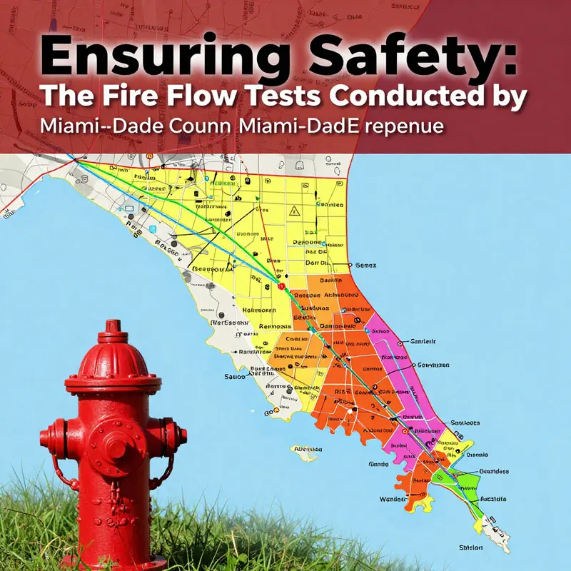 Fire hydrant being tested to ensure sufficient water flow for emergency response.