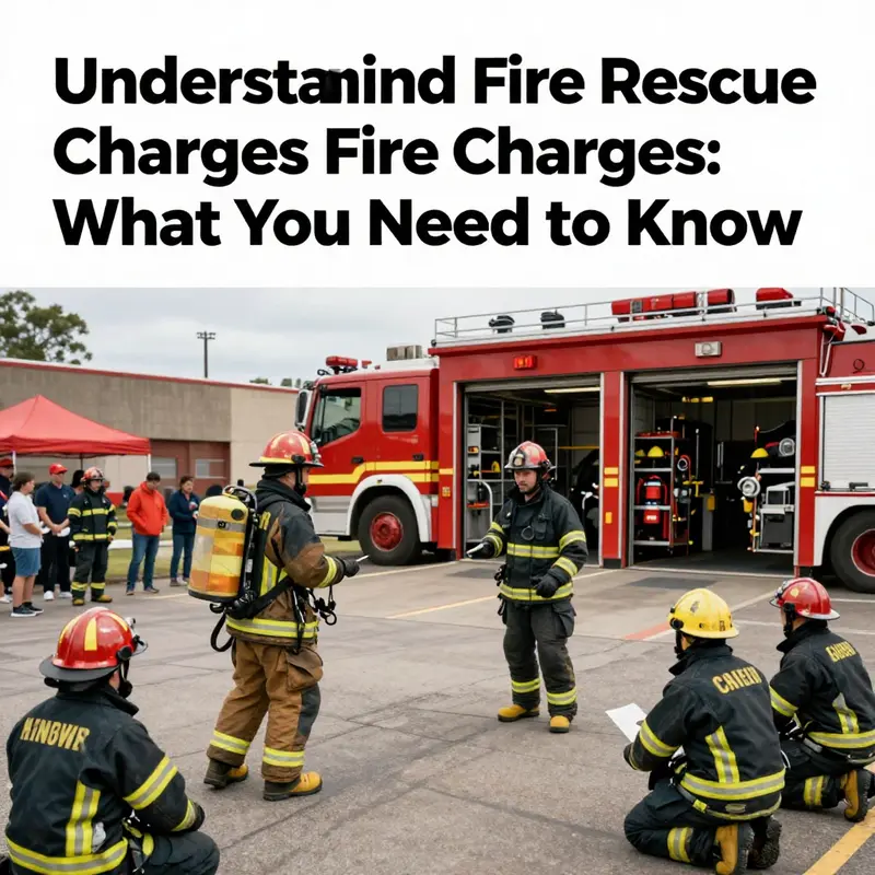 Active fire station with firefighters involved in training and community outreach activities.