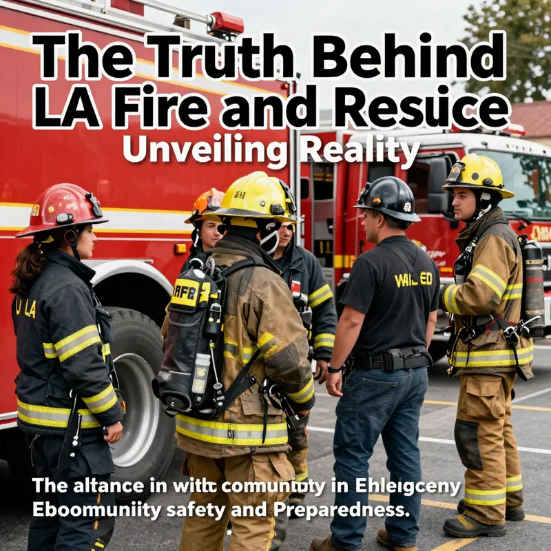 Firefighters respond to an emergency call, embodying the authenticity depicted in LA Fire and Rescue.