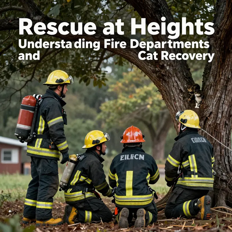 Firefighters engaged in emergency response showing dedication to community service.