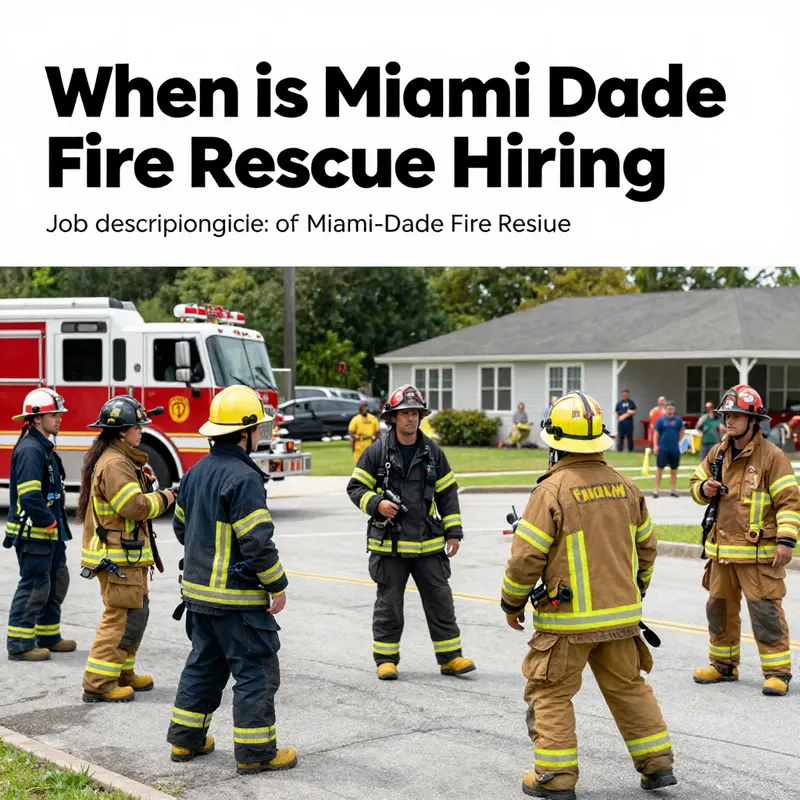 Miami-Dade Fire Rescue Headquarters, showcasing the readiness and dedication of the firefighters.