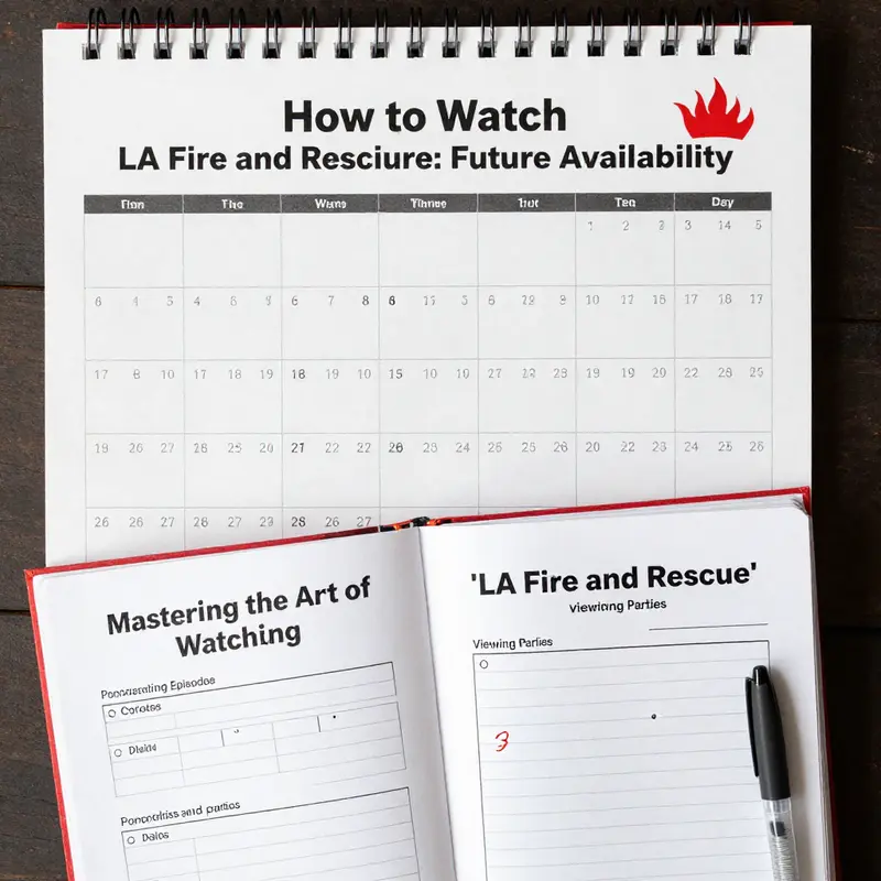 Community members engaged in viewing LA Fire and Rescue together in a community center.