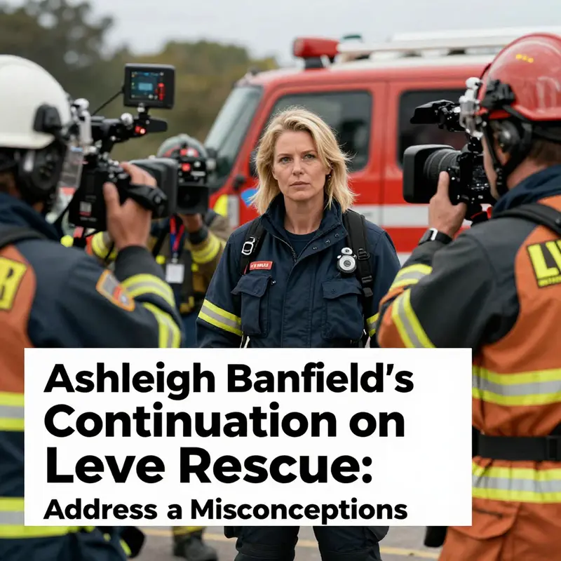 Ashleigh Banfield’s confident stance as the host of Live Rescue.