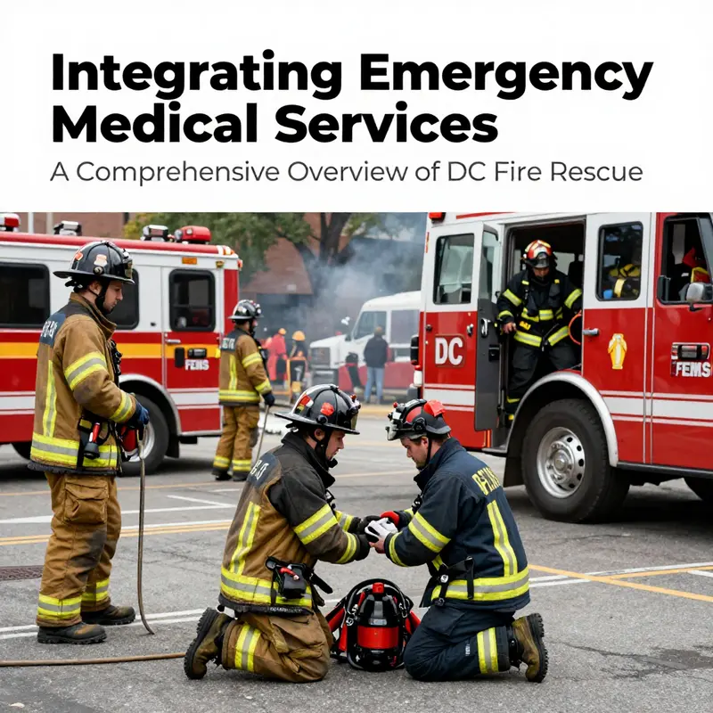DC FEMS utilizes an integrated response model, where firefighters also serve as trained paramedics.