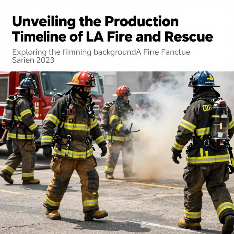 Firefighters in action in LA Fire and Rescue, highlighting their dedication to community safety.