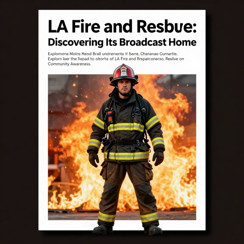 A dramatic image of a firefighter battling flames, symbolizing the heroism highlighted in LA Fire and Rescue.
