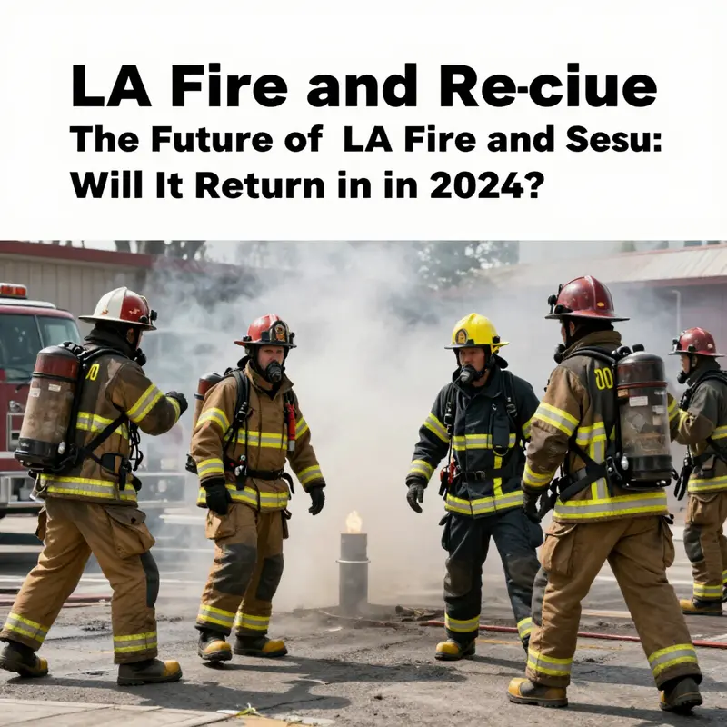 Firefighters in action during a training session, showcasing readiness and the possibility of new challenges in 2024.