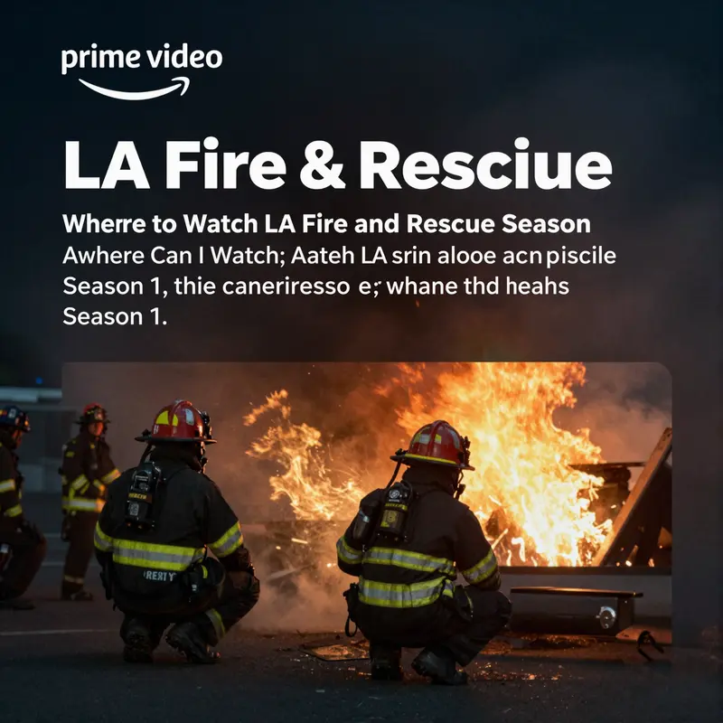 Prime Video offers flexible options to watch LA Fire & Rescue, featuring individual episode rentals and purchases.