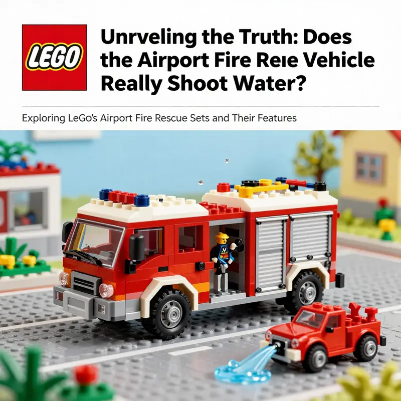 A colorful arrangement of LEGO fire rescue vehicles, emphasizing their imaginative play and designs.